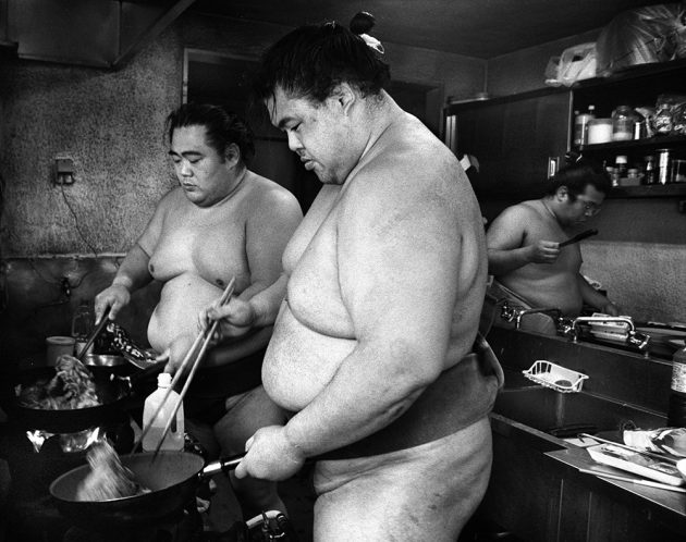 Kyoto Journal sumo wrestler kitchen