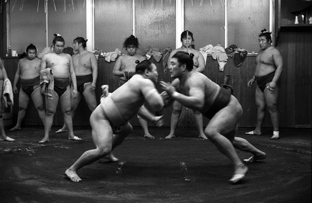 Seki mori Sumo wrestling training Japan Kyoto Journal
