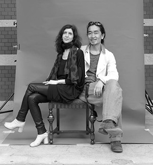 Lucille Reyboz and Yusuke Nakanishi at the first Kyotographie, photo by Kate Barry