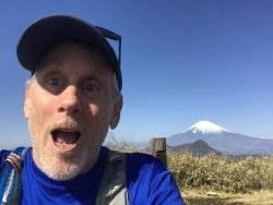 David Cozy at Mt Fuji