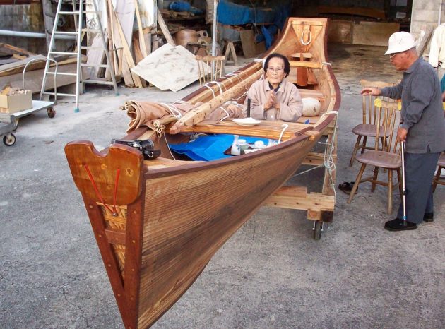 Japanese boatbuilding craft