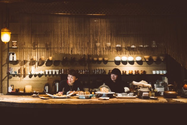 somushi korean teahouse staff counter sign minechika endo