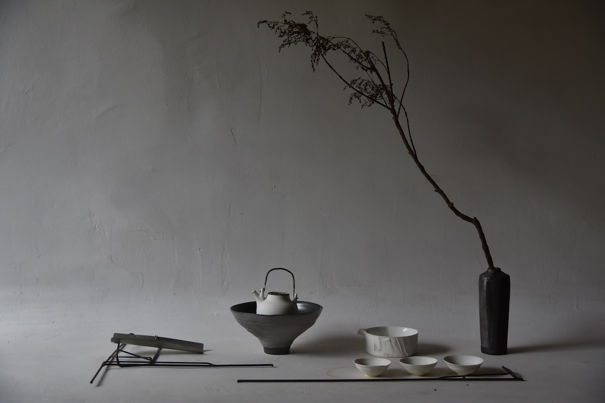 Delicate Wabi-Sabi Black Teapot by Cheng Wei